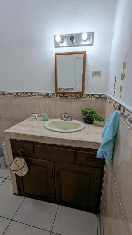 Koupelna v ubytování La casa de don Matilde