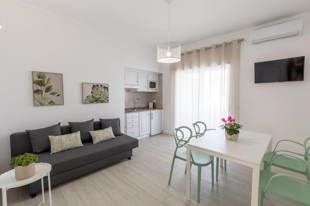 TV a/nebo společenská místnost v ubytování Faro Guest Apartments