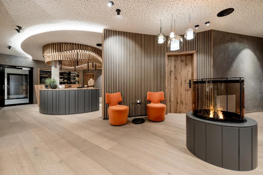 Posezení v ubytování Das Central – Alpine . Luxury . Life