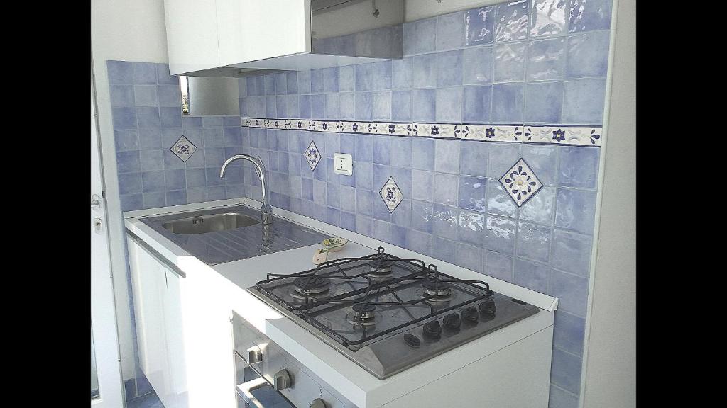 Kuchyň nebo kuchyňský kout v ubytování Casa Acqua Marina Ponza