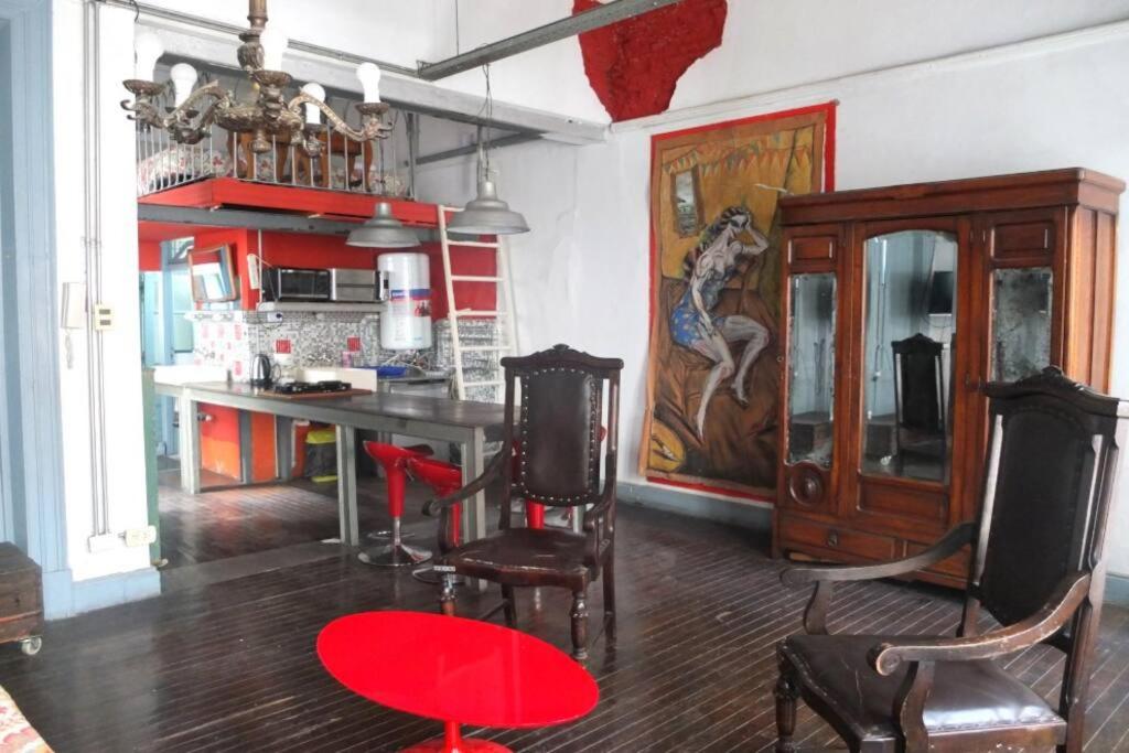 Χώρος καθιστικού στο Casa San Telmo 61