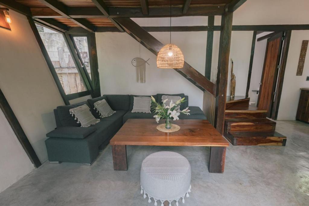Posezení v ubytování Nahouse Jungle Lodges