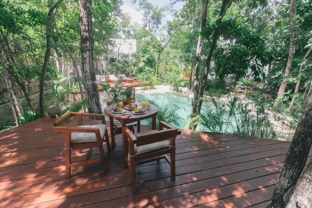 Zahrada ubytování Nahouse Jungle Lodges