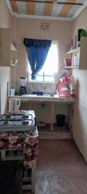 Kuchyň nebo kuchyňský kout v ubytování Lk home