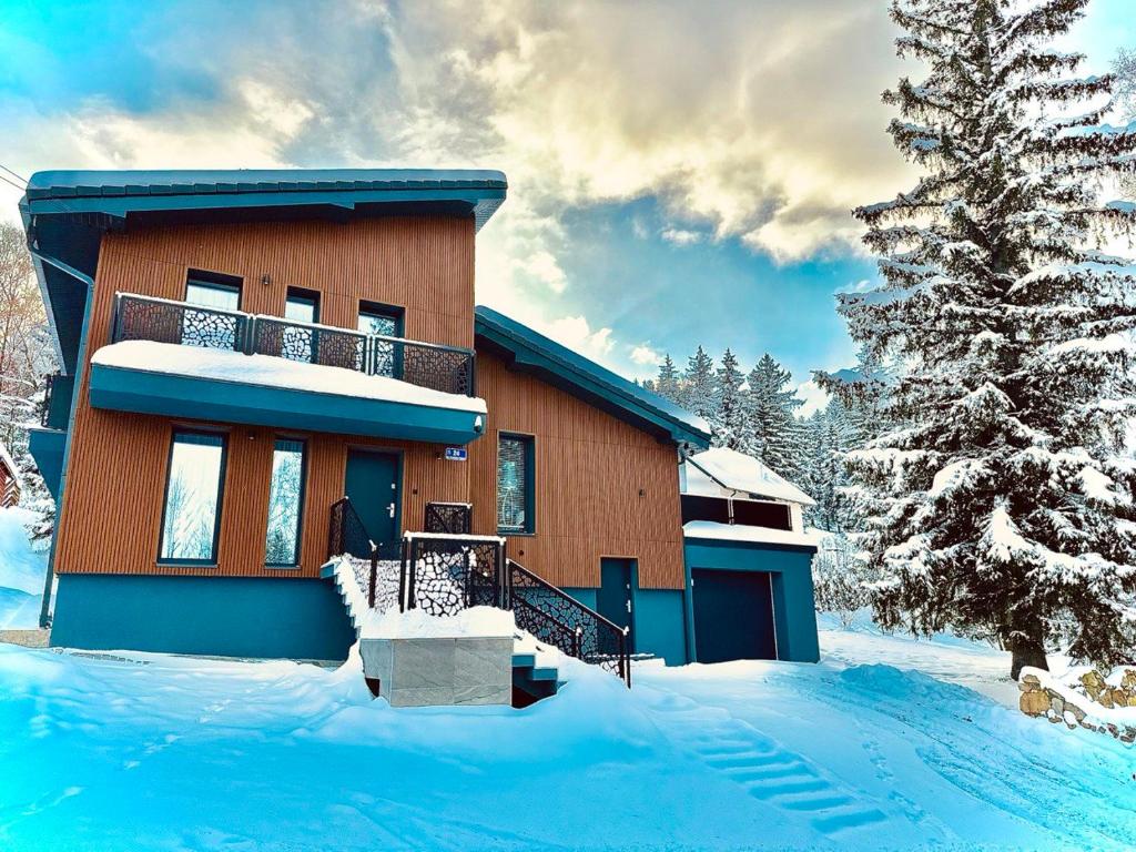 Willa Szycha v zimě