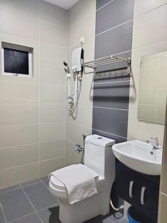 Koupelna v ubytování Weng Kong Homestay