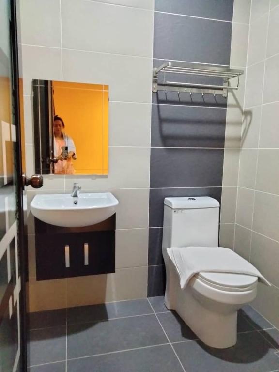 Koupelna v ubytování Weng Kong Homestay