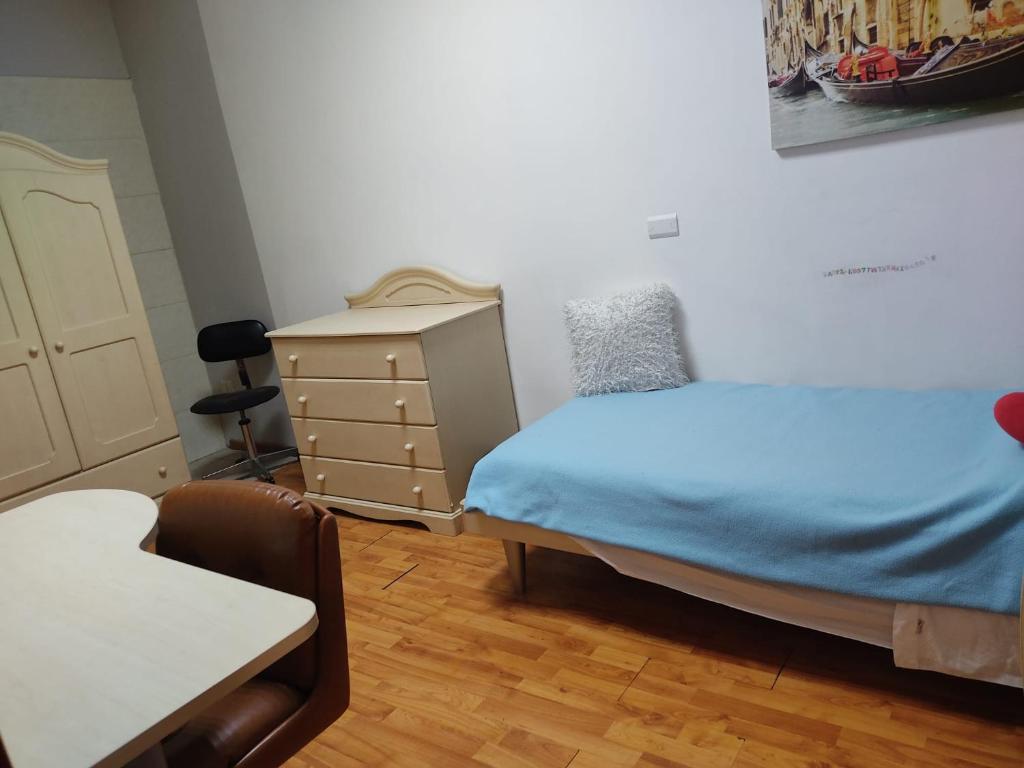 Łóżko lub łóżka w pokoju w obiekcie Bunker degli inventori