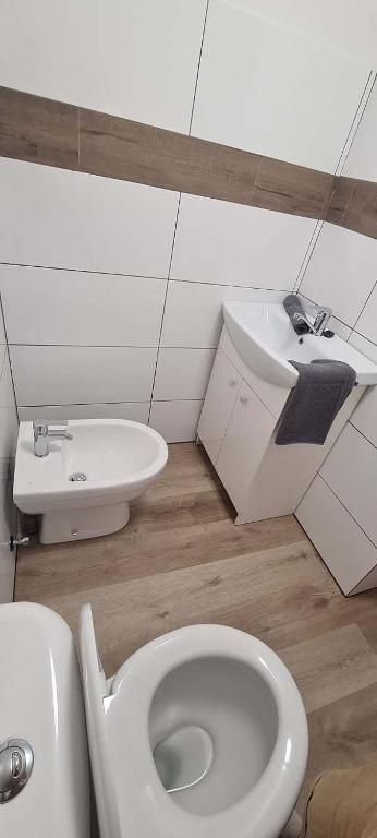 Koupelna v ubytování Chalupa u Žižky