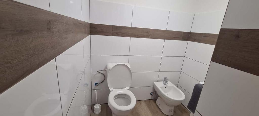 Koupelna v ubytování Chalupa u Žižky