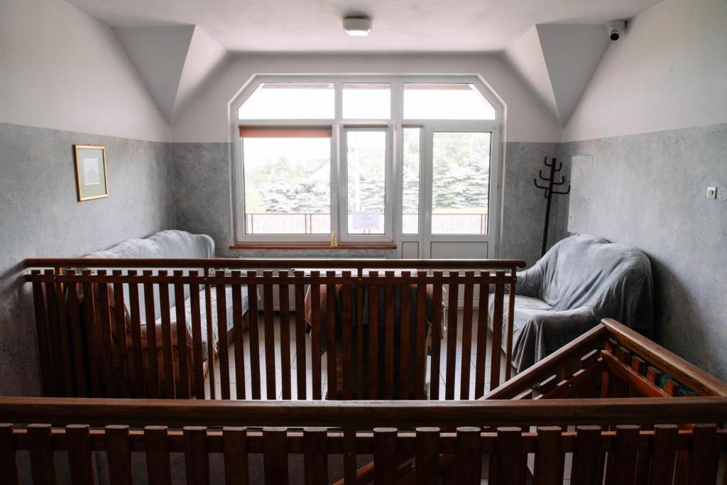 Postel nebo postele na pokoji v ubytování Magnificat
