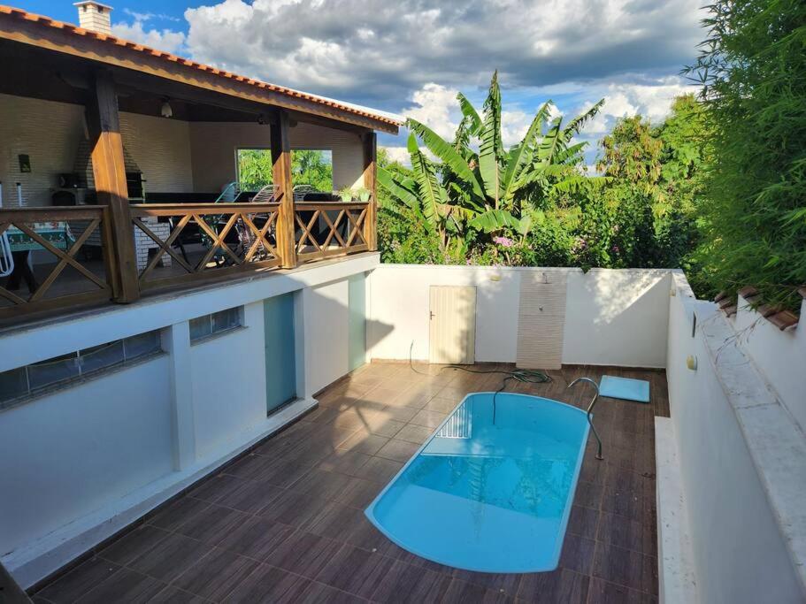 Μπαλκόνι ή βεράντα στο Casa Sobrado Águas de São Pedro