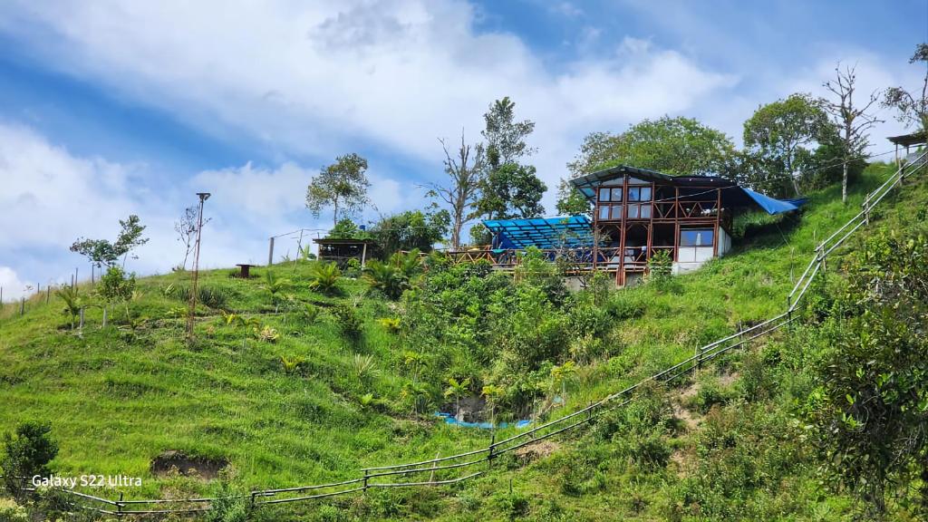 a house on the side of a hill at Cabin in the Mountains - Chalet in Ibagué