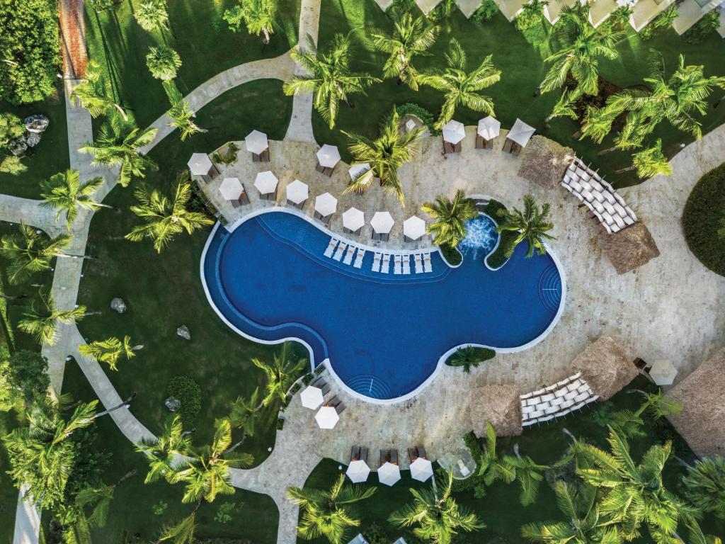 Bazén v ubytování Dreams La Romana All-Inclusive Resort & Spa nebo v jeho okolí