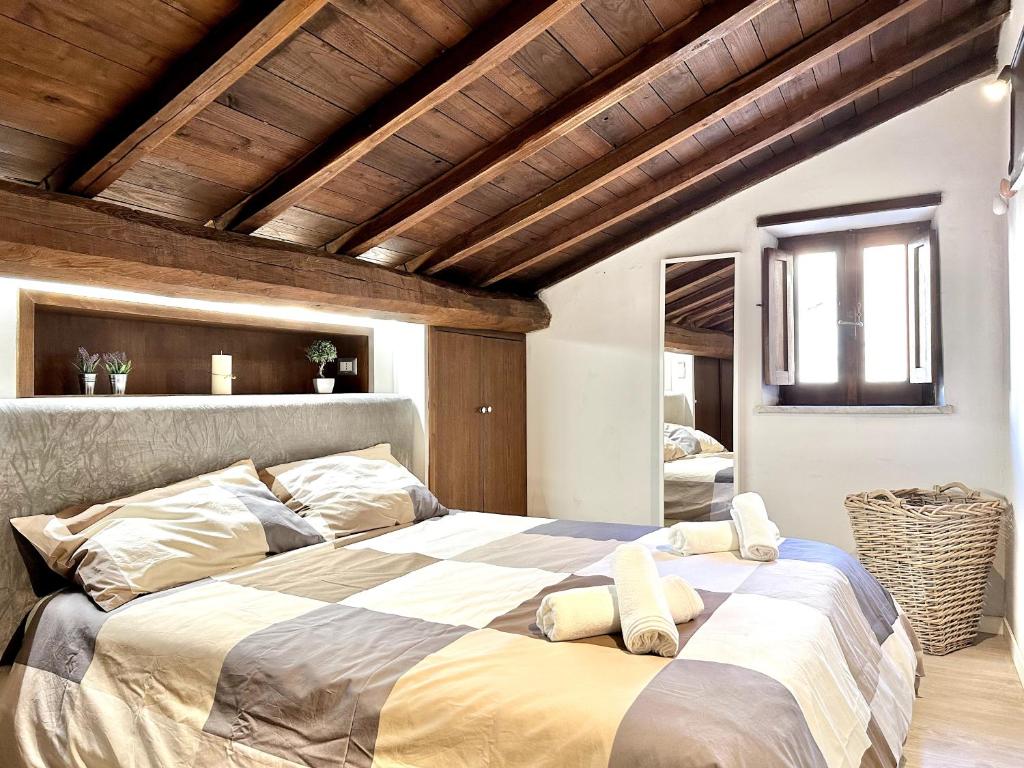 Ένα ή περισσότερα κρεβάτια σε δωμάτιο στο Casa Vetus