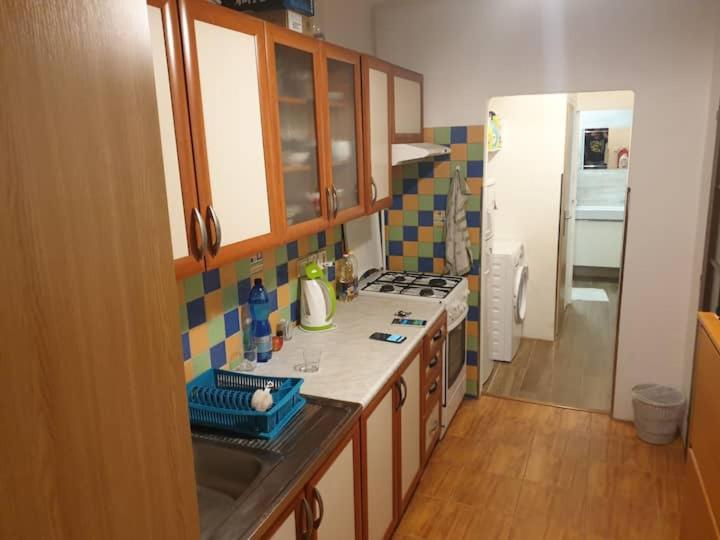 Virtuvė arba virtuvėlė apgyvendinimo įstaigoje Jonny room