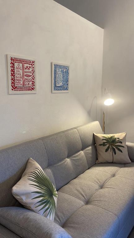 Χώρος καθιστικού στο Casas de Aruanda