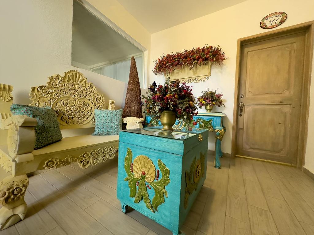 Posezení v ubytování Hotel-Spa Posada Bonita