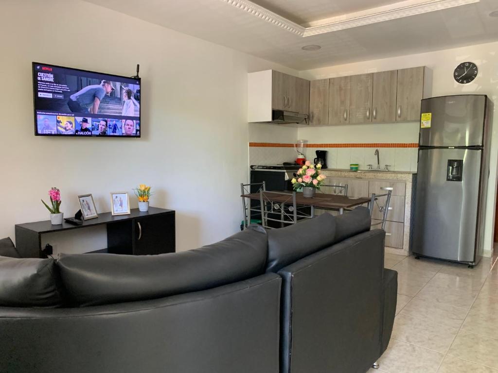 Η κουζίνα ή μικρή κουζίνα στο BH Di Apartment