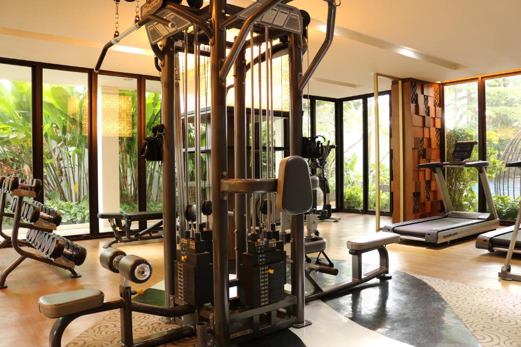 Fitness centrum a/nebo fitness zařízení v ubytování Emersia Hotel & Resort Batusangkar