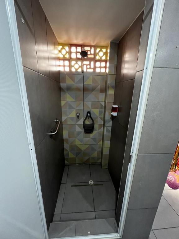 Koupelna v ubytování Urbana Hostel