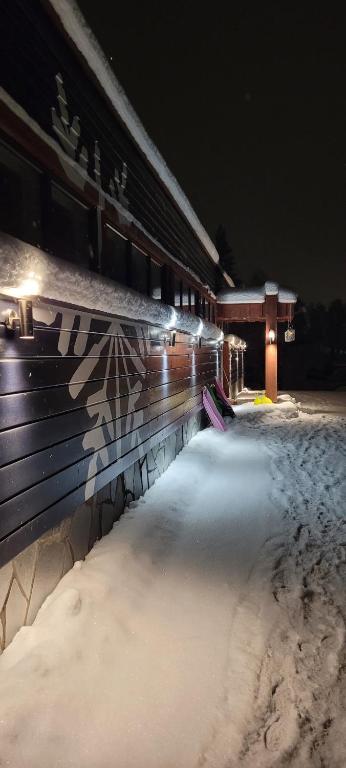 Chalet Päämaja Rovaniemi semasa musim sejuk