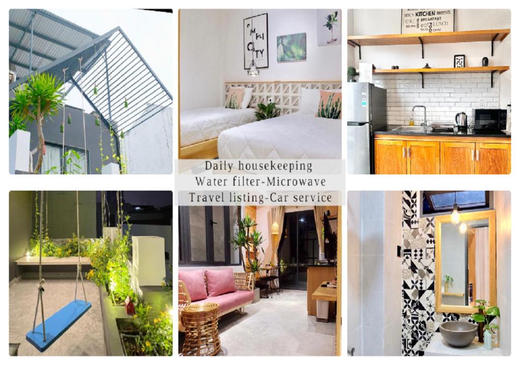 Nhà bếp/bếp nhỏ tại URI HOUSE, 1-2 BR tourism apt, 5' walk Dragon Bridge