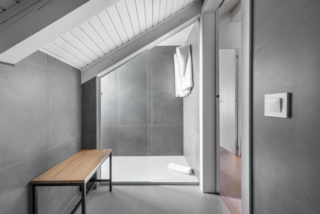 Koupelna v ubytování Hotel Viella