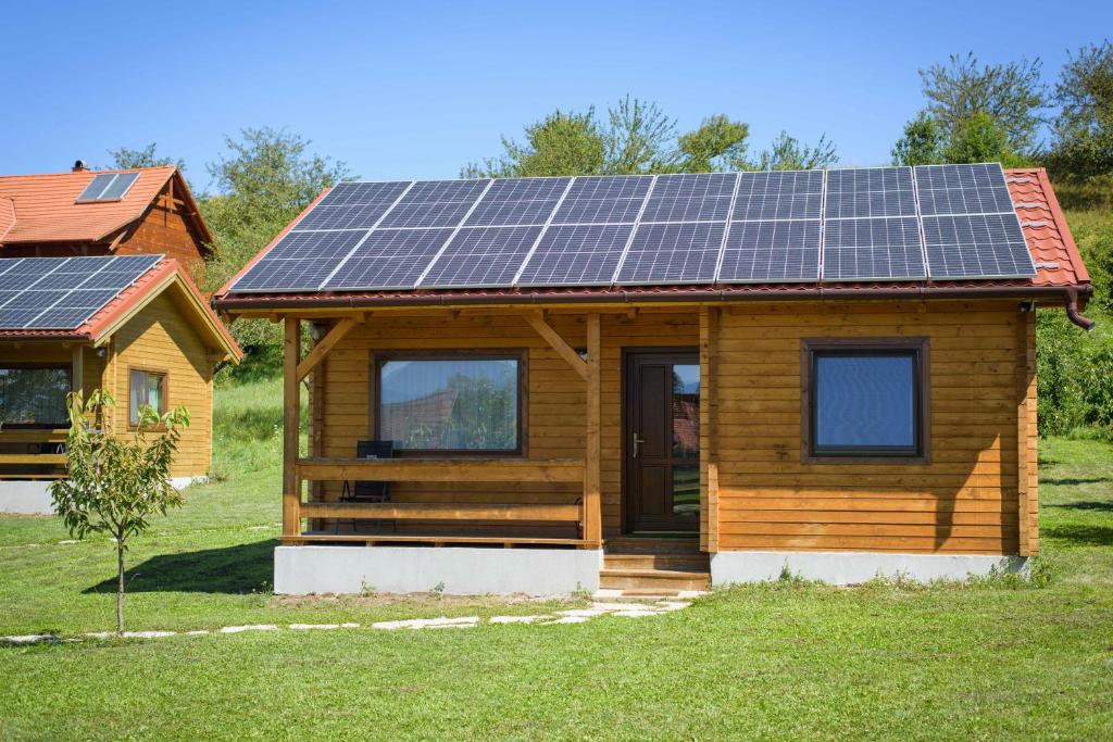 Bygningen som feriehuset ligger i