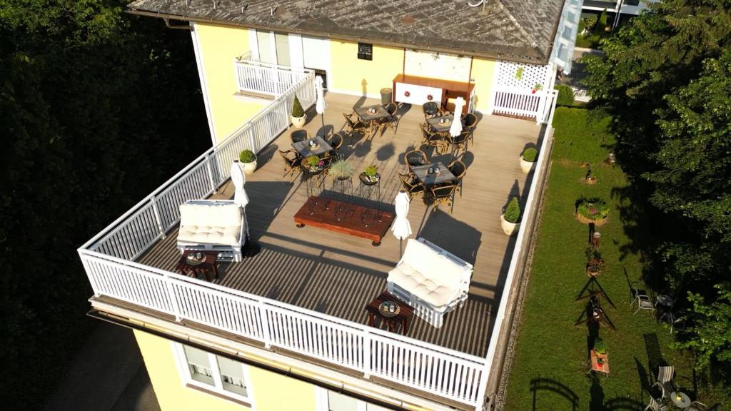 Balkón nebo terasa v ubytování Gästehaus Gertrude