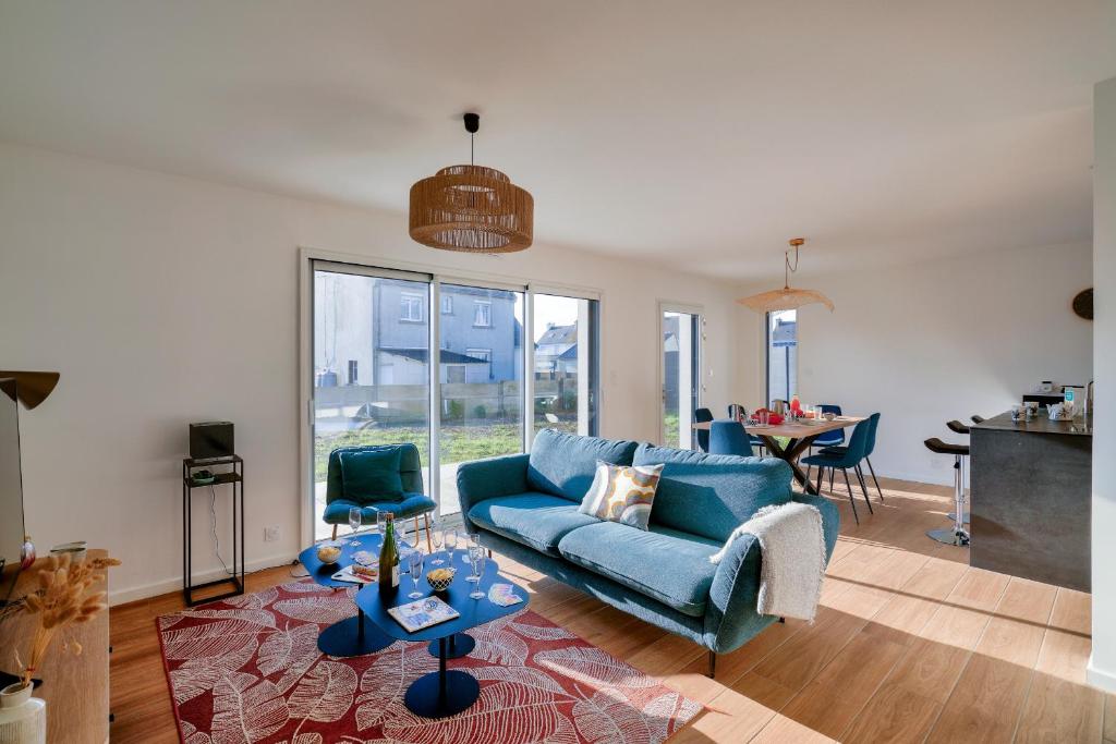 Χώρος καθιστικού στο Belle maison pour 8 - 950m de la plage et du port