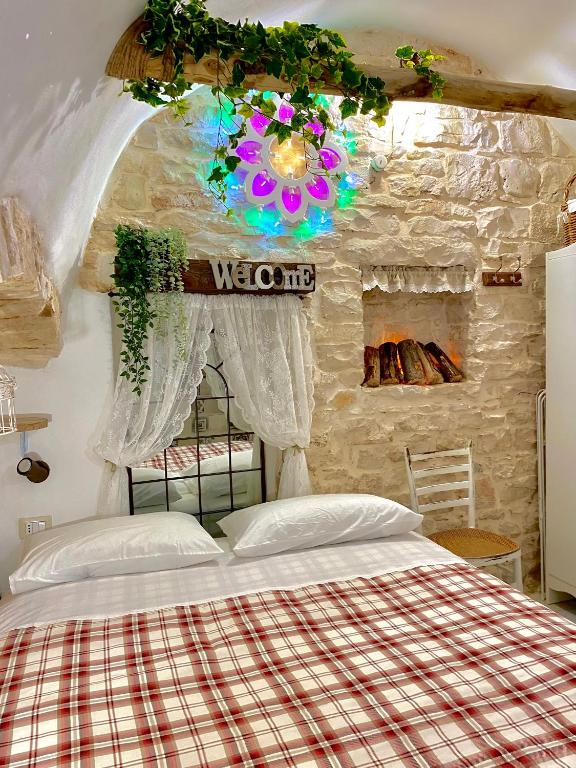 Postel nebo postele na pokoji v ubytování Domus Klara