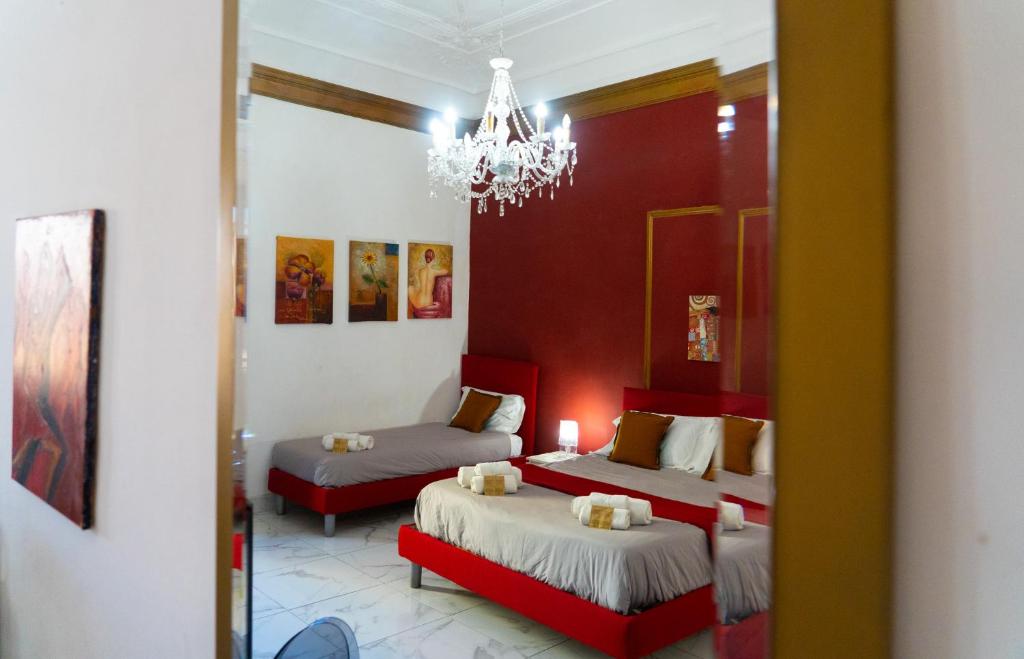 Posteľ alebo postele v izbe v ubytovaní B&B Opera