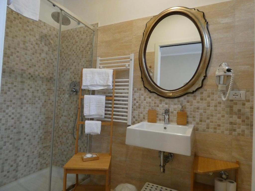 Koupelna v ubytování Guest house Il Giardino in Città
