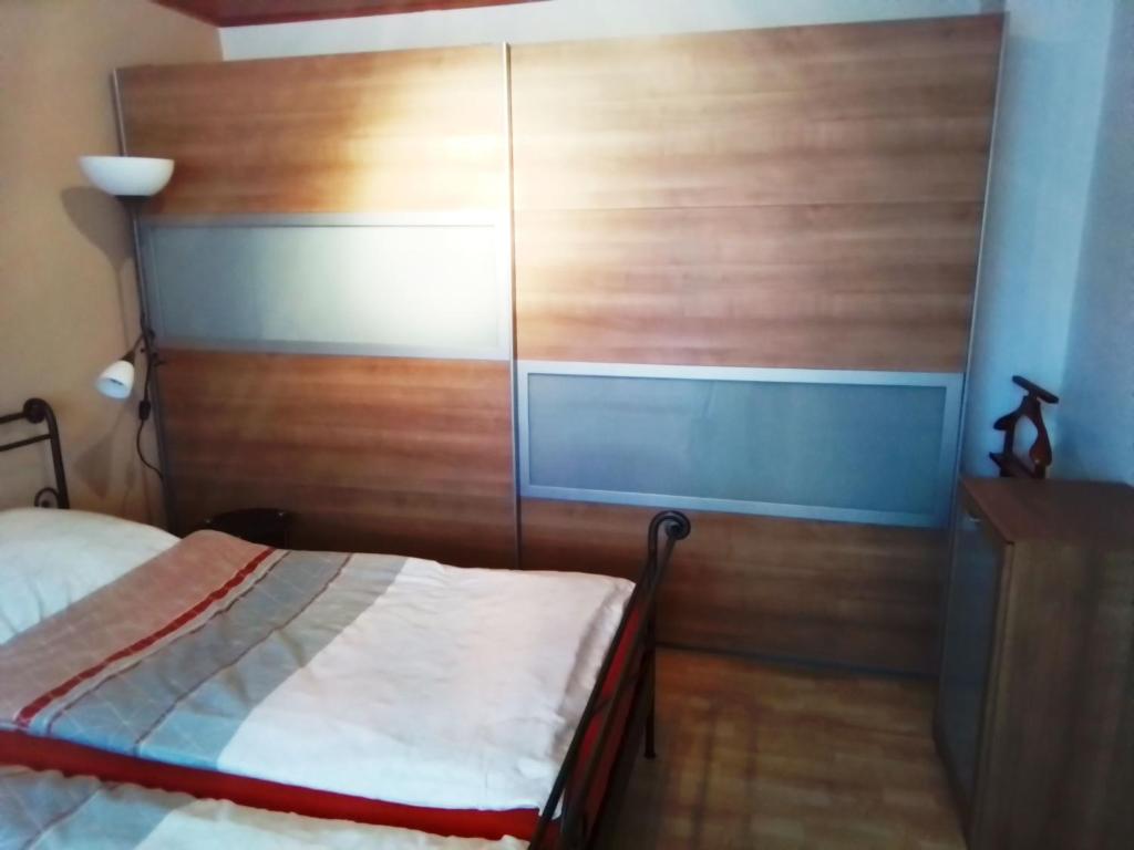 Postel nebo postele na pokoji v ubytování Ferienwohnung Ehret