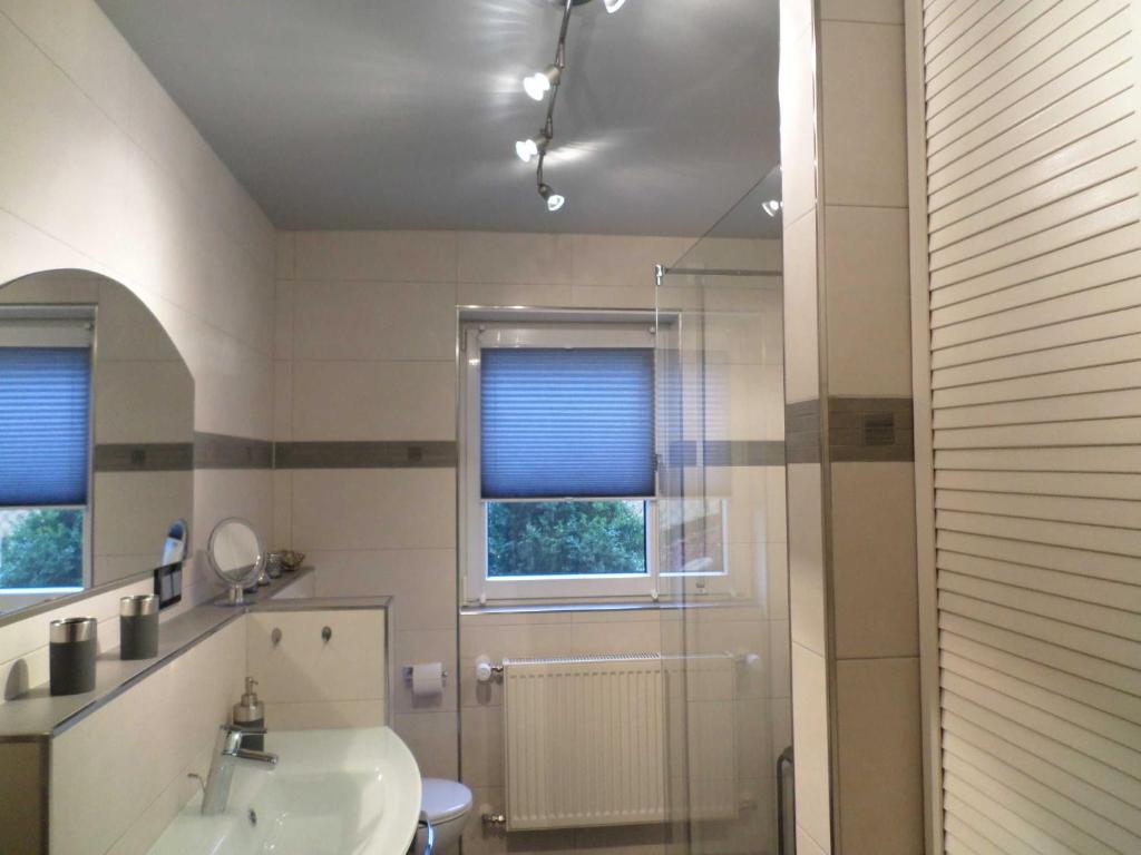 Koupelna v ubytování Ferienwohnung Ehret