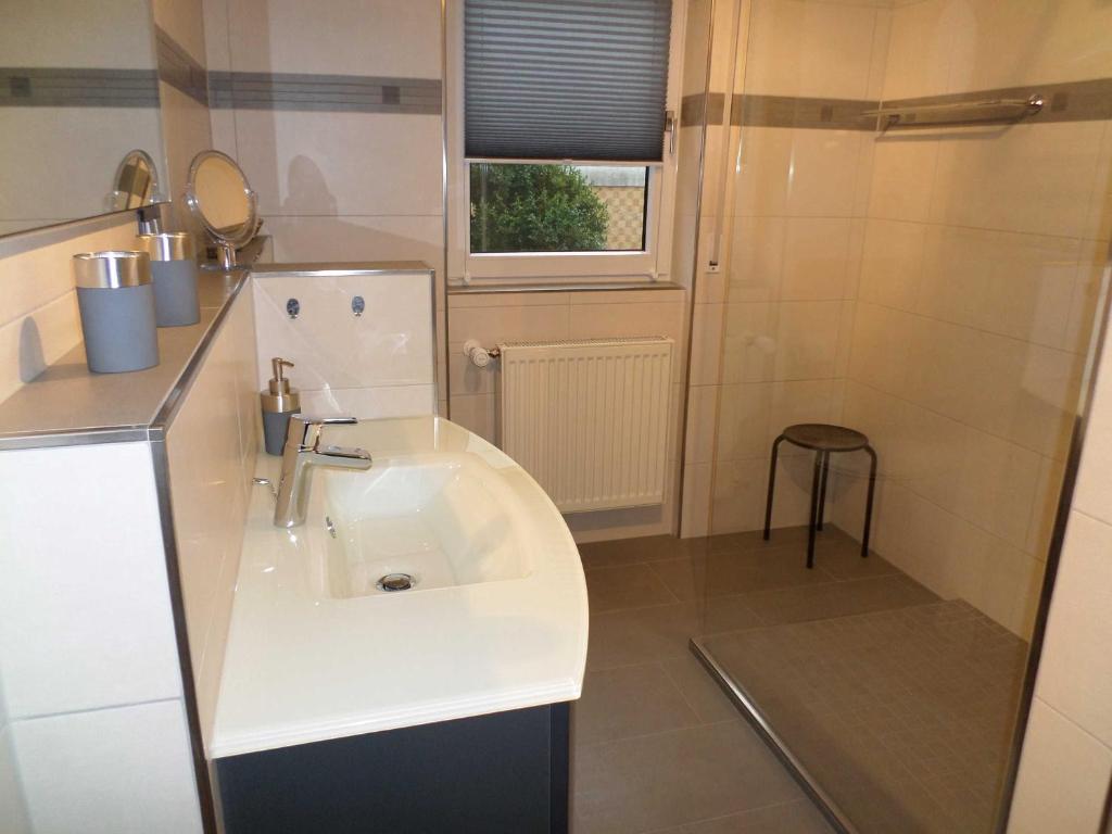 Kuchyň nebo kuchyňský kout v ubytování Ferienwohnung Ehret