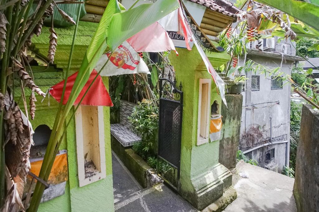 Zahrada ubytování Green View Ubud Hostel Bali