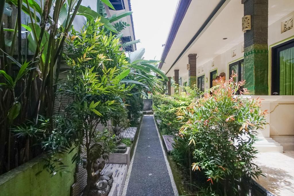 Zahrada ubytování Green View Ubud Hostel Bali