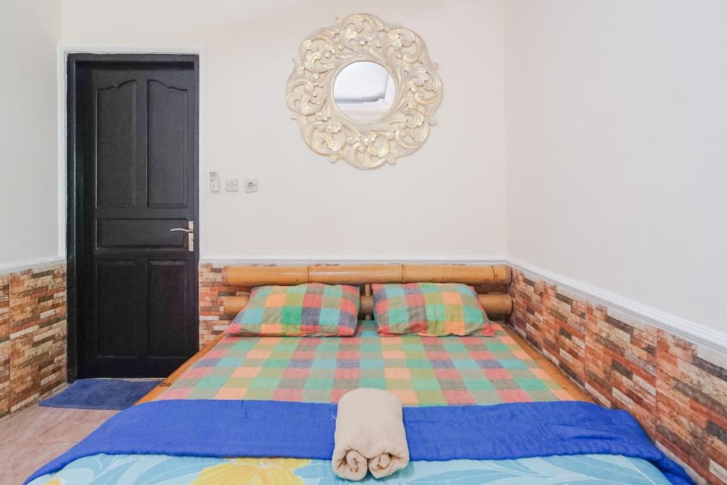 Postel nebo postele na pokoji v ubytování Green View Ubud Hostel Bali