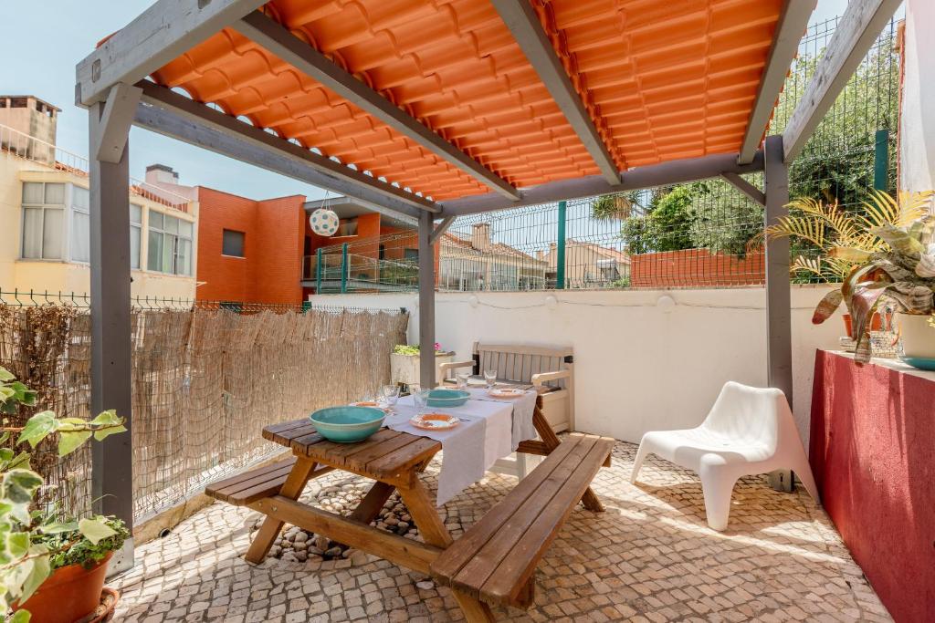 Balkón nebo terasa v ubytování Algés Village Casa 4 by Lisbon-Coast vacation