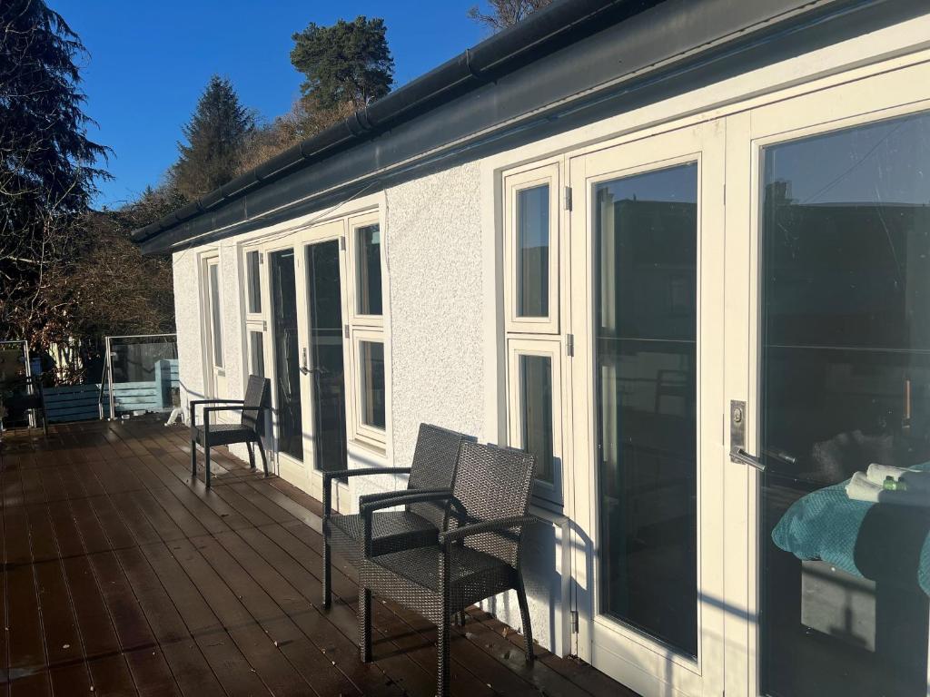 Balkón nebo terasa v ubytování Glenisle Cottage