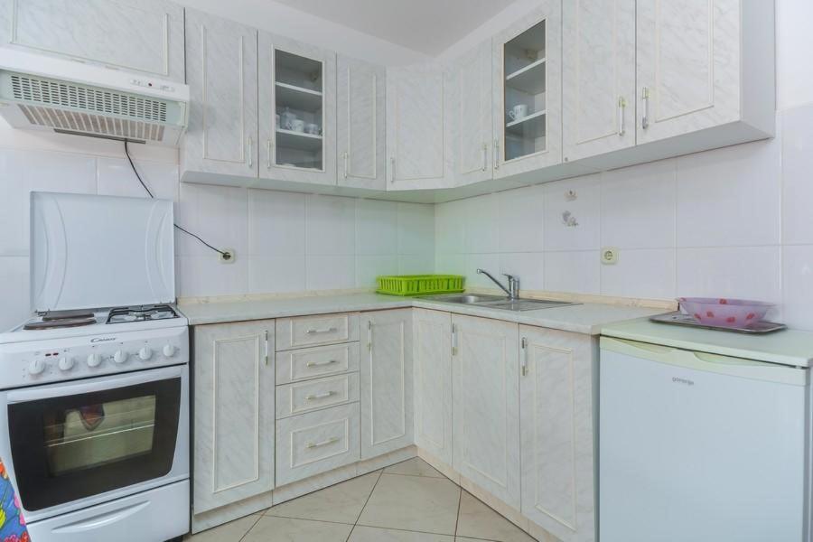Kuchyň nebo kuchyňský kout v ubytování Apartment Nena
