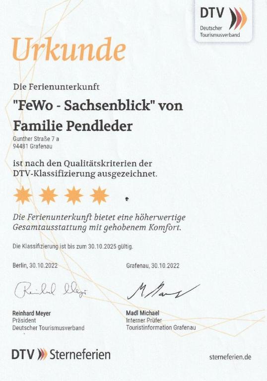 Fotografie z fotogalerie ubytování Ferienwohnungen Sachsenblick v destinaci Grafenau
