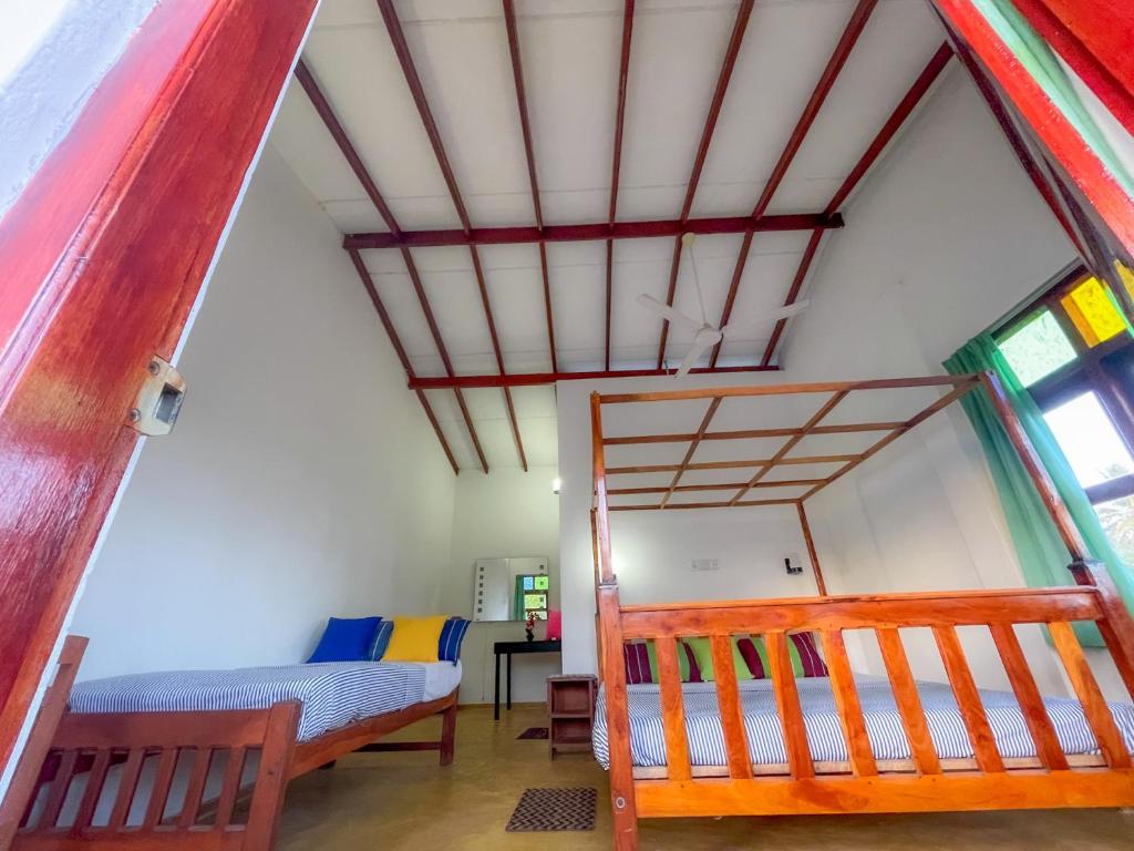 Postel nebo postele na pokoji v ubytování Summer lodge-Tangalle
