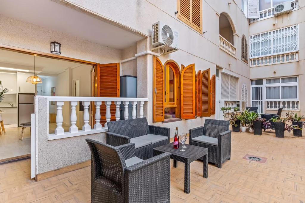 Balkón alebo terasa v ubytovaní Apartamento Estefany a 100 m de Playa