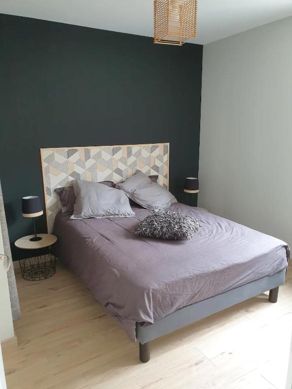 Postel nebo postele na pokoji v ubytování GL18 gîte Baie de Somme 100m de la plage