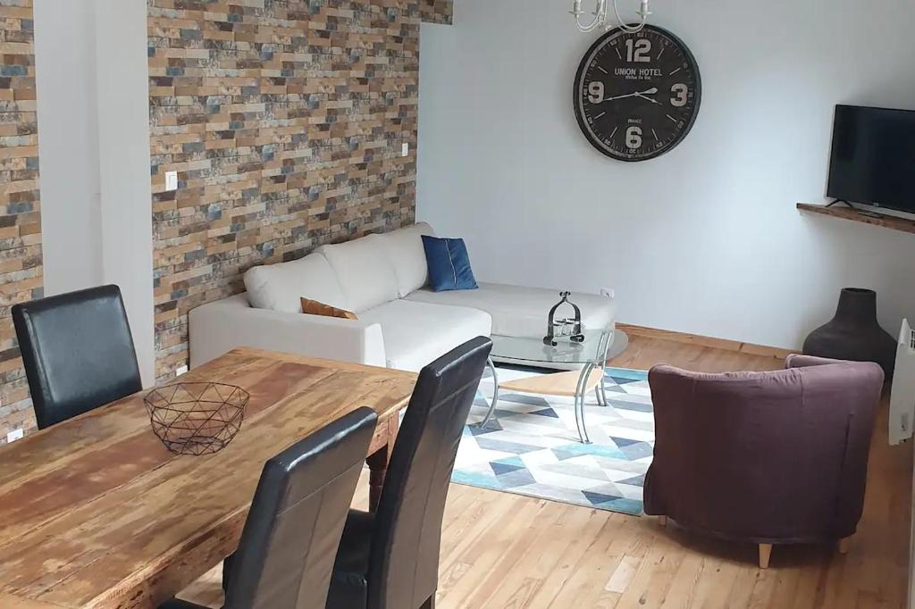 TV a/nebo společenská místnost v ubytování GL18 gîte Baie de Somme 100m de la plage