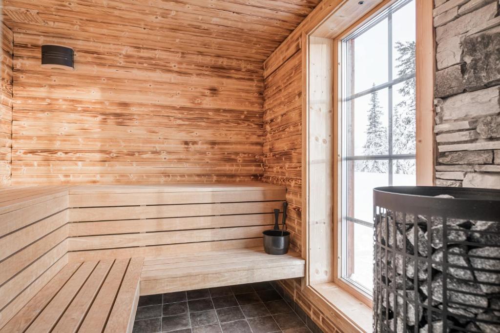 Fotografie z fotogalerie ubytování Luxurious cottage with sauna overlooking mountains v destinaci Vemdalsskalet