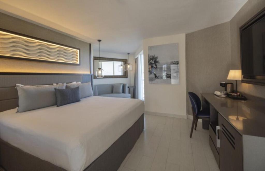 Voodi või voodid majutusasutuse Hideaway at Royalton Blue Waters, An Autograph Collection all-Inclusive Resort - Adults Only toas